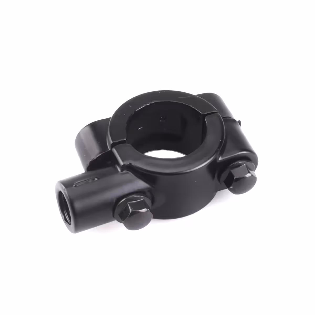 Suport oglindă ghidon filet M10 Clema de aluminiu cu filet M10 x 1,25 pentru prindere pe ghidon moto sau trotinetă