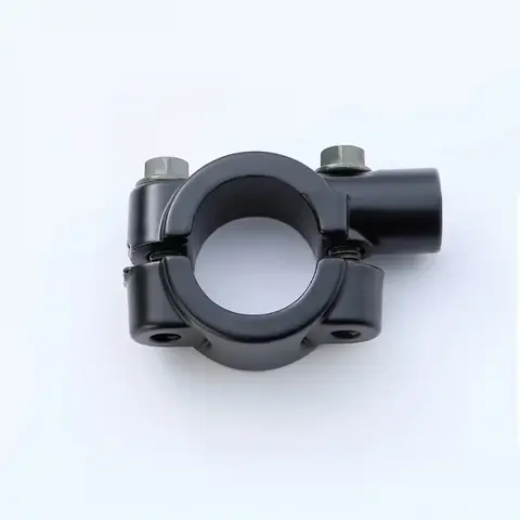 Set cleme prindere oglindă universal pentru bicicletă și ATV Set 2 bucăți cleme pentru montare oglindă retrovizoare pe ghidon ATV sau bicicletă