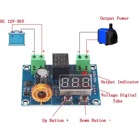 Modul ochrany proti VYBITÍ solární baterie 12v 24v 36v