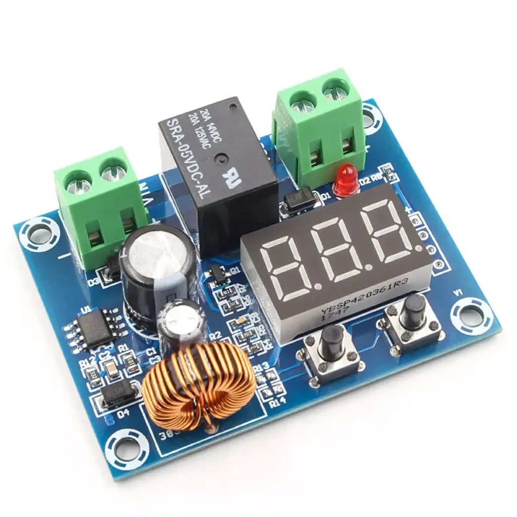 Modul ochrany vybíjení baterie 12V–36V pro auto, solární panely a akumulátory