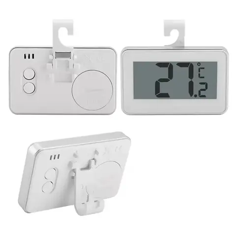 Teploměr do lednice s mrazákem koupelna kuchyně digitální elektronické levná cena málo velká obrazovka mrazák