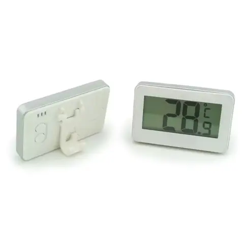 Teploměr do lednice s mrazákem koupelna kuchyně digitální elektronické levná cena málo velká obrazovka mrazák