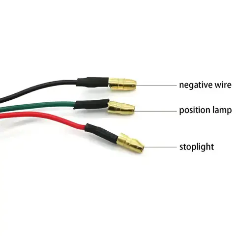 Ansamblu lumină spate enduro MX Lumină spate completă pentru motociclete MX și enduro cu LED-uri