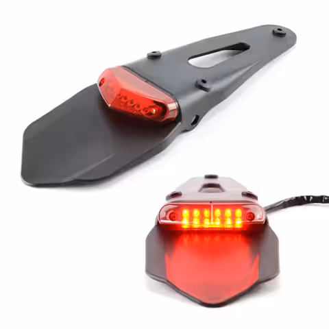 Zadné krídlo motocykla LED lampa moto enduro motokros motocykel OFF ROAD