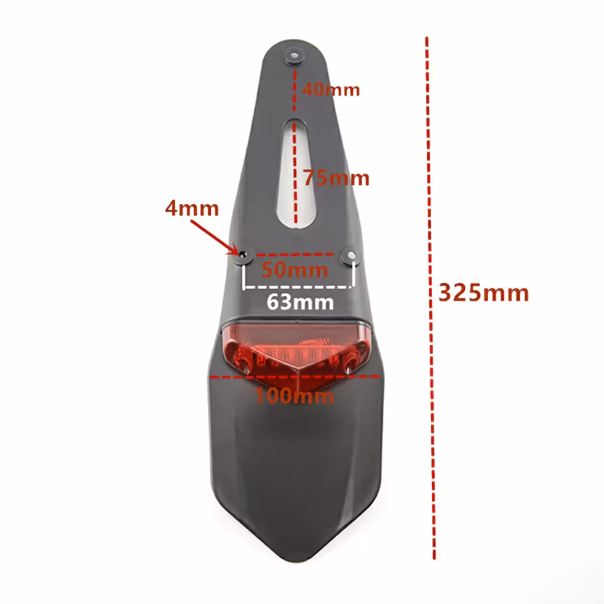 Stop LED moto universal Lumină spate LED universală, ideală pentru motociclete și biciclete electrice