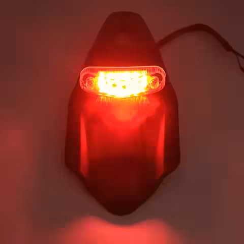 Zadné krídlo motocykla LED lampa moto enduro motokros motocykel OFF ROAD