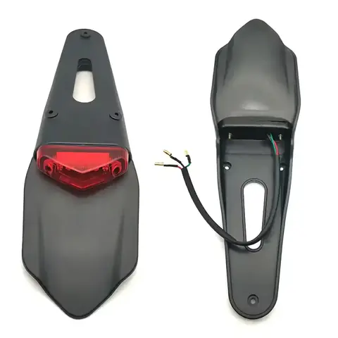 Set aripă + stop pentru moto off-road Kit complet aripă spate cu stop LED pentru motocicletă