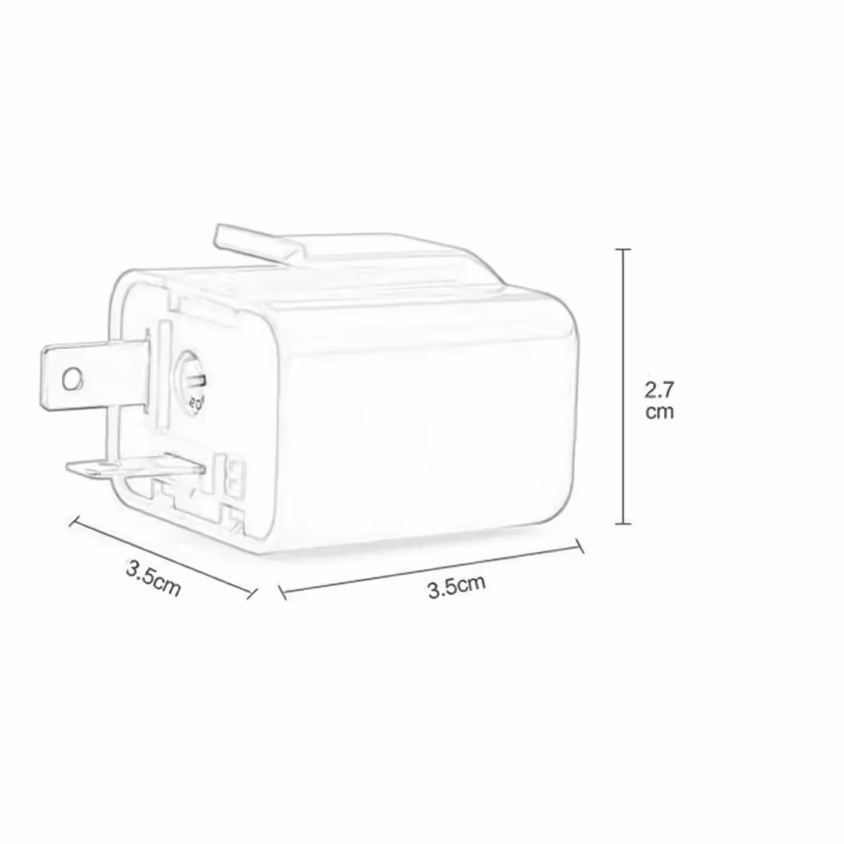 Releu LED semnalizare Plug & Play Releu compatibil LED-uri fără rezistențe, instalare ușoară