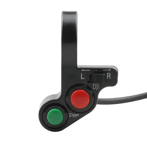 Buton ghidon iluminat compatibil cu sisteme electrice 12-48 volți