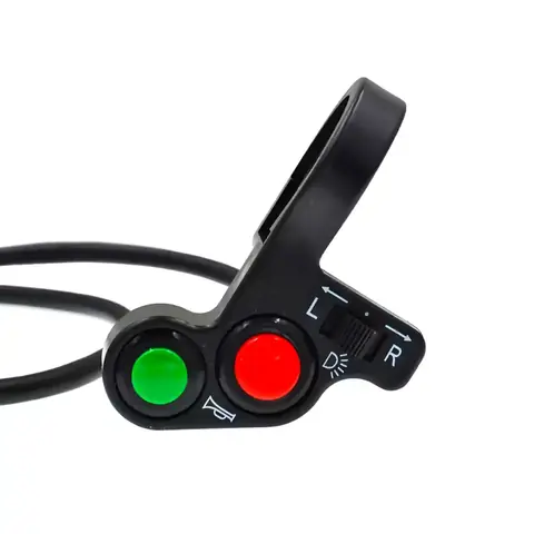 Comutator pentru control semnalizări bicicletă sau trotinetă