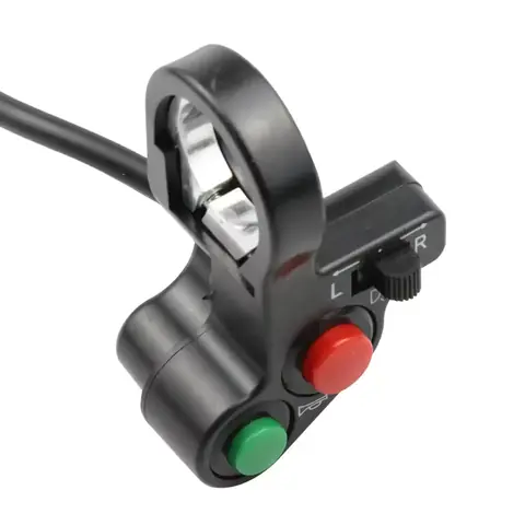 Buton compact de control pentru biciclete și ATV-uri Întrerupător mic și eficient cu funcții multiple