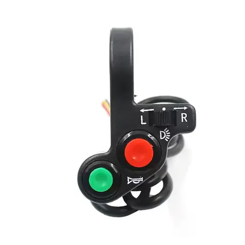 Buton pentru aprinderea luminilor pe ghidon moto, bicicletă, trotinete