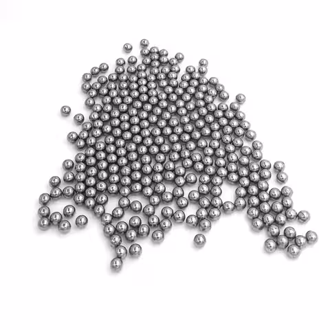 Bile metalice din oțel pentru praștie, 8 mm, greutate 2.5g, viteză mare