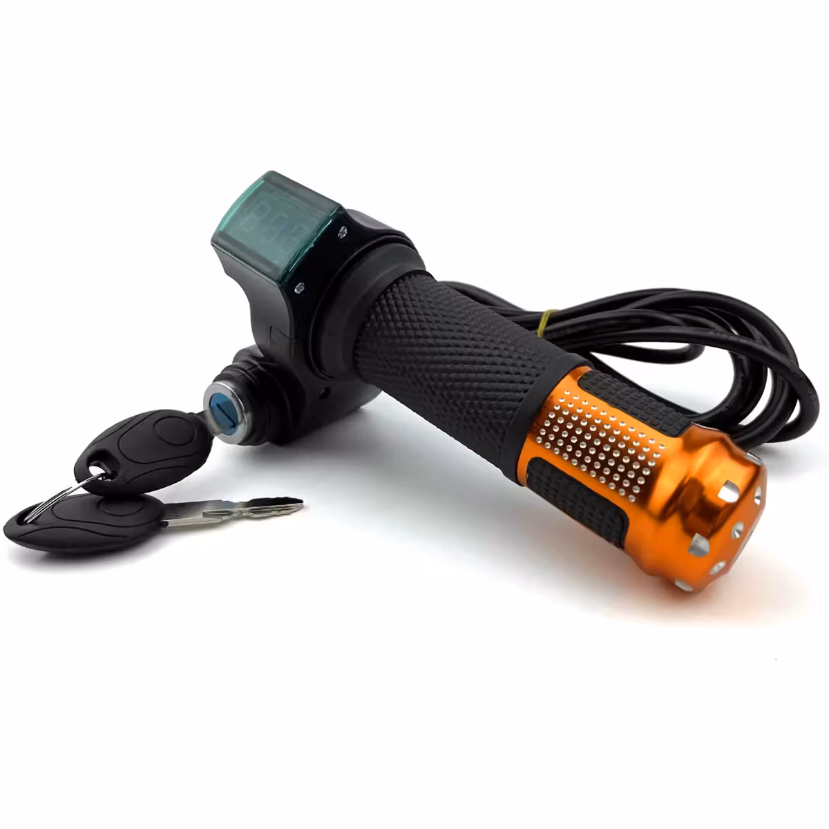 Accelerator cu cheie pentru trotinetă electrică Manetă cu cheie și afișaj baterie pentru trotinetă electrică 12V-72V