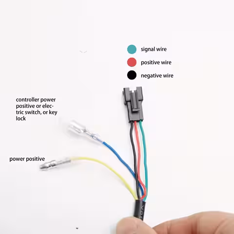 Páčka akcelerátora elektrický bicykel skúter kľúčový kontakt voltmeter indikátor batérie