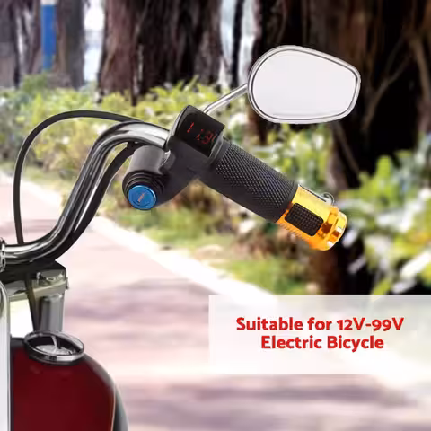 Páčka akcelerátora elektrický bicykel skúter kľúčový kontakt voltmeter indikátor batérie