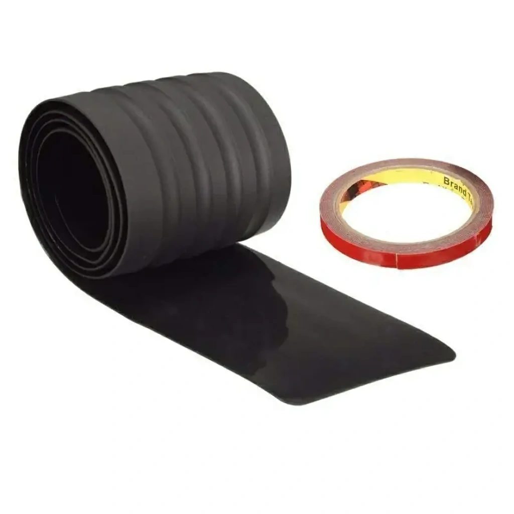 Защита лайсна декоративна задна броня багажник универсална гума – здрава противохлъзгаща лента за автомобил