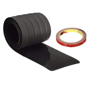 Bandou cauciuc negru universal pentru protecția barei din spate portbagaj auto