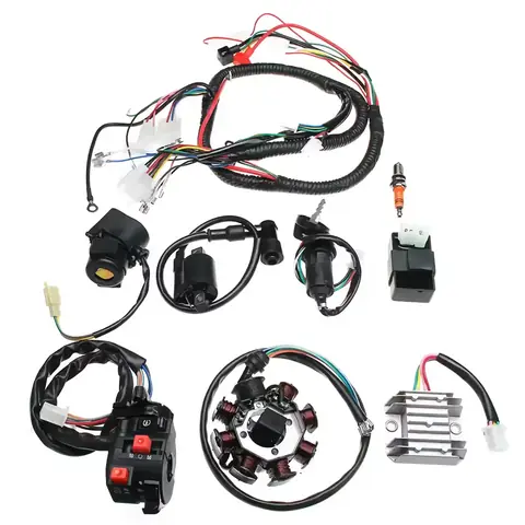 Kompletní elektroinstalace Čínská čtyřkolka 150CC 200CC 250CC 300CC