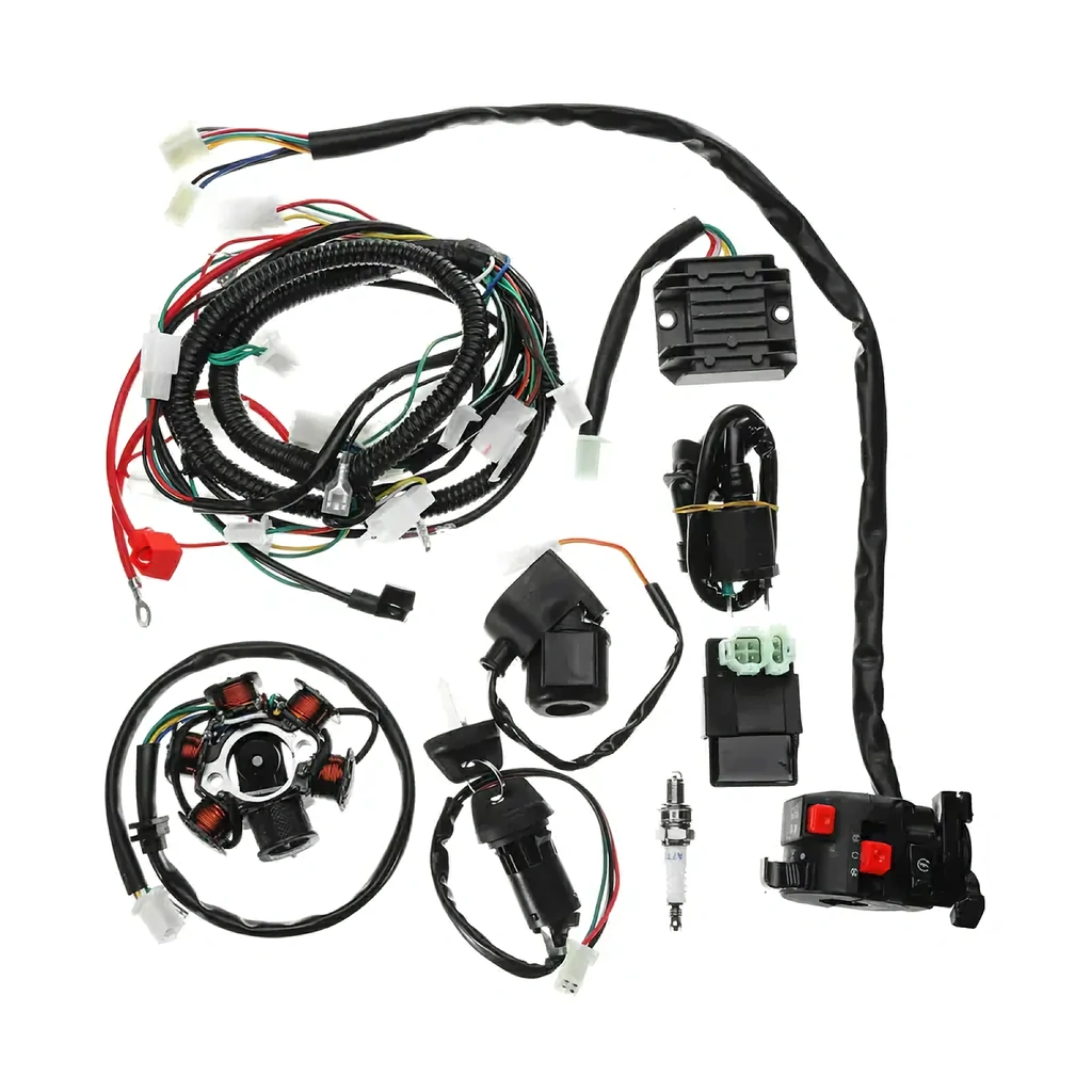 Instalație Electrică Completă ATV Cross GY6 125cc / 150cc – Kit Cablaj + Componente Pornire