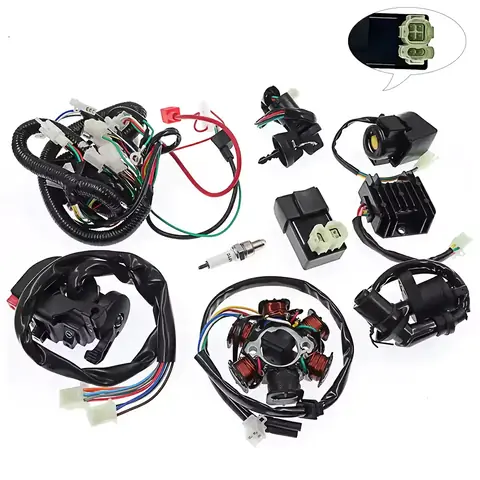 Kompletní elektroinstalace ATV cross GY6 125cc 150cc