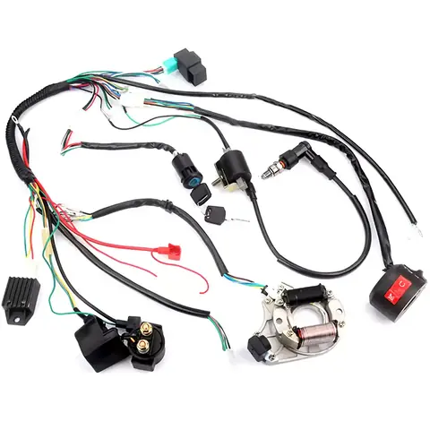 Kompletní elektroinstalace ATV 50ccm 70ccm 90ccm 107ccm 110ccm 125cc schéma