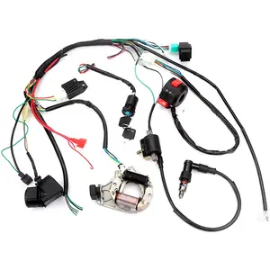 Kit complet instalație electrică ATV 110cc compatibil cu CDI 5 pini și accesorii incluse
