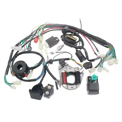 Kompletní elektroinstalace ATV 50ccm 70ccm 90ccm 107ccm 110ccm 125cc schéma