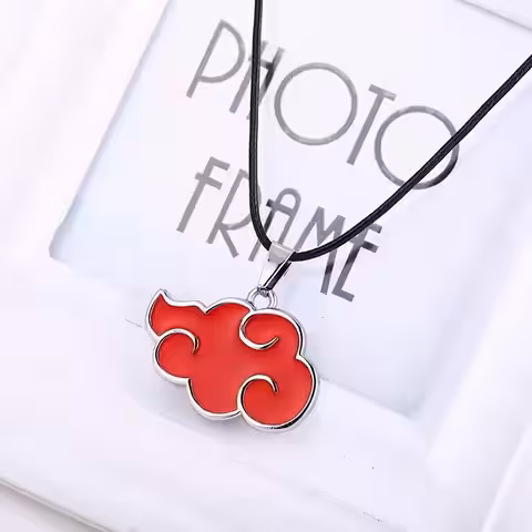 Kovový cosplay prívesok so symbolom Akatsuki z univerza Naruto