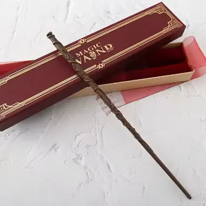 Bagheta Hermione Granger cu design detaliat și cutie de colecție roșie
