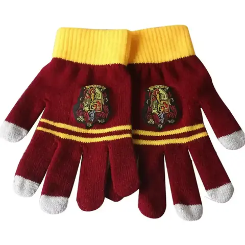 Zimní rukavice Harry Potter Bradavice Nebelvír oblečení