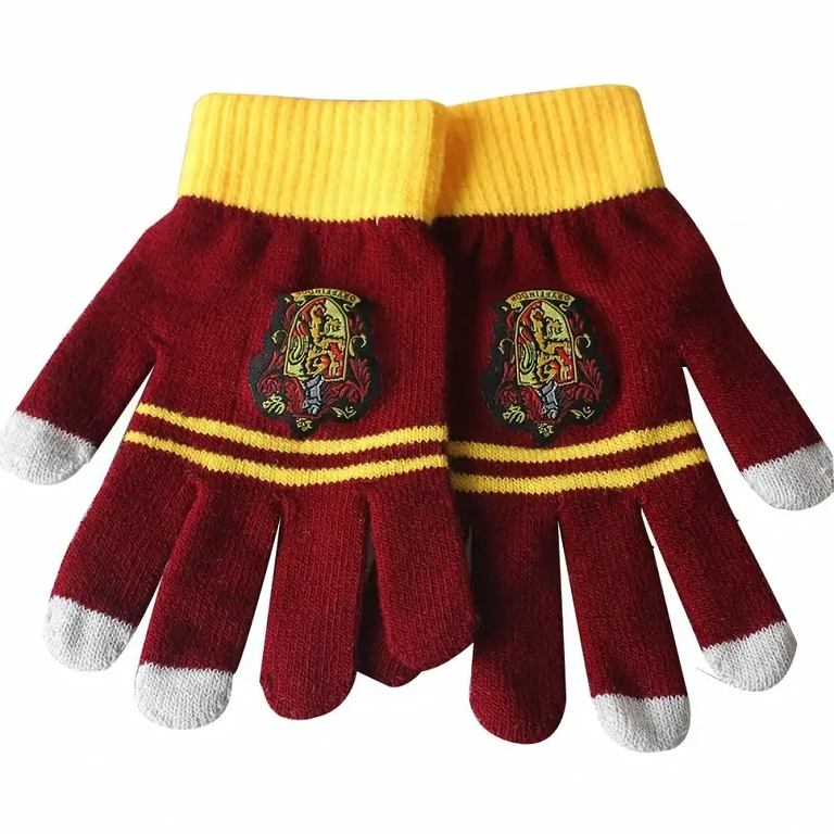 Mănuși vrăjitor Gryffindor pentru sezonul rece Mănuși stil Harry Potter Gryffindor pentru copii și adulți, perfecte pentru sezonul rece