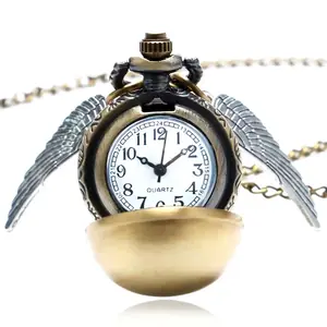 Ceas pandantiv casual inspirat din Harry Potter Quidditch – Golden Snitch