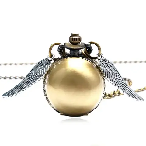 Ceas Golden Snitch Harry Potter în cutie cadou Ceas de buzunar Snitch Harry Potter, ambalat elegant – ideal pentru cadou