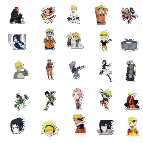 Stickere ninja anime rezistente la apă Stickere Naruto rezistente, ideale pentru fani anime