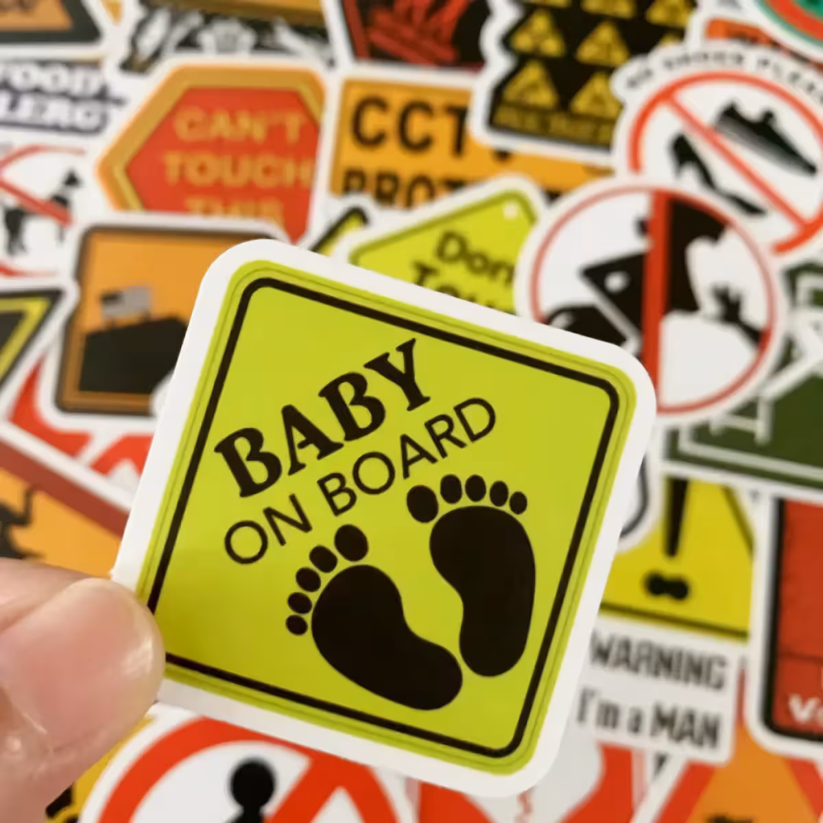 Colecție stickere amuzante ieftine din vinil Stickere funny diverse, din PVC, cu protecție UV