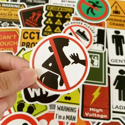 Stickere haioase pentru cască moto Stickere decorative pentru motocicletă și cască, cu modele amuzante