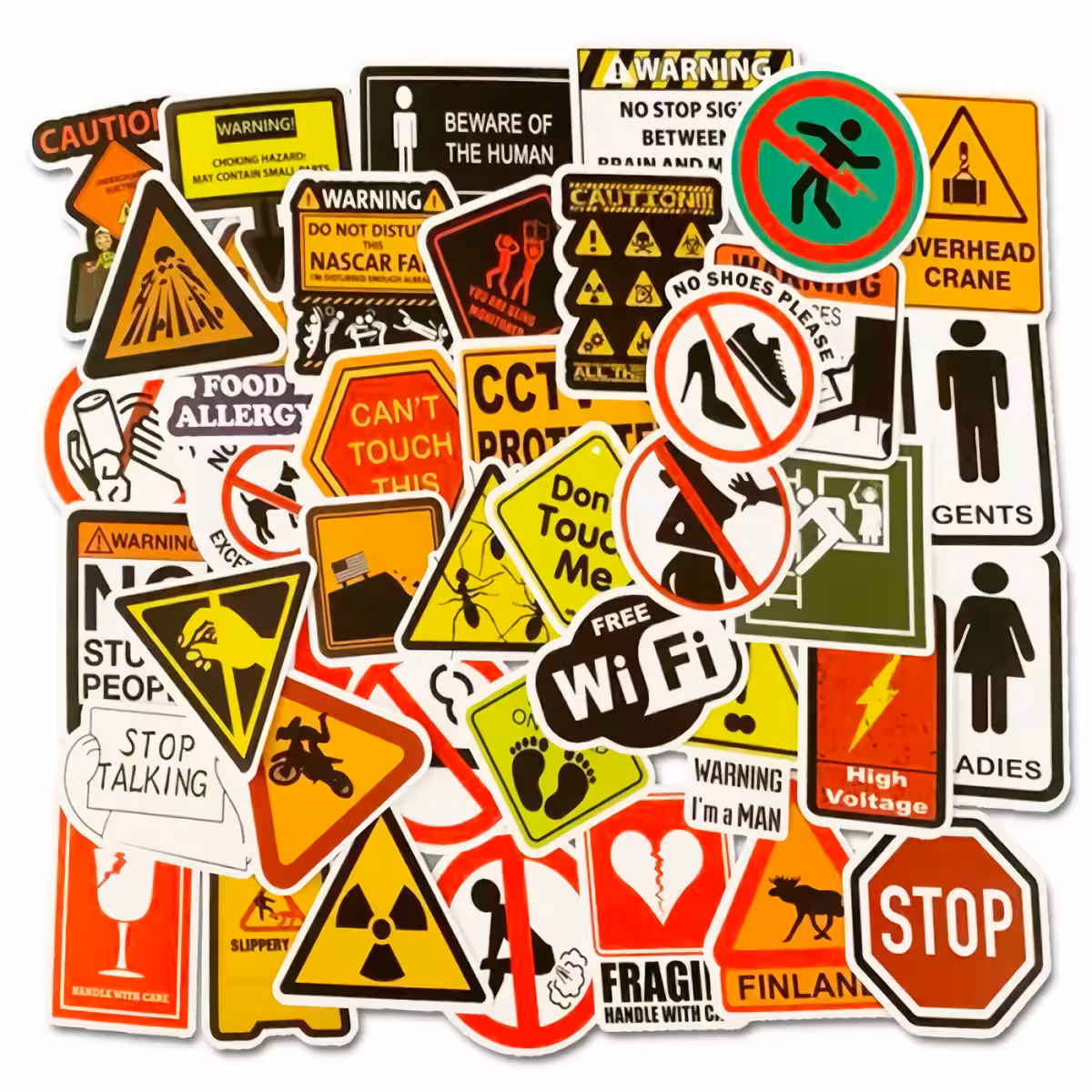 Stickere funny rezistente pentru laptop Stickere haioase autoadezive, ideale pentru laptopuri și electronice personale