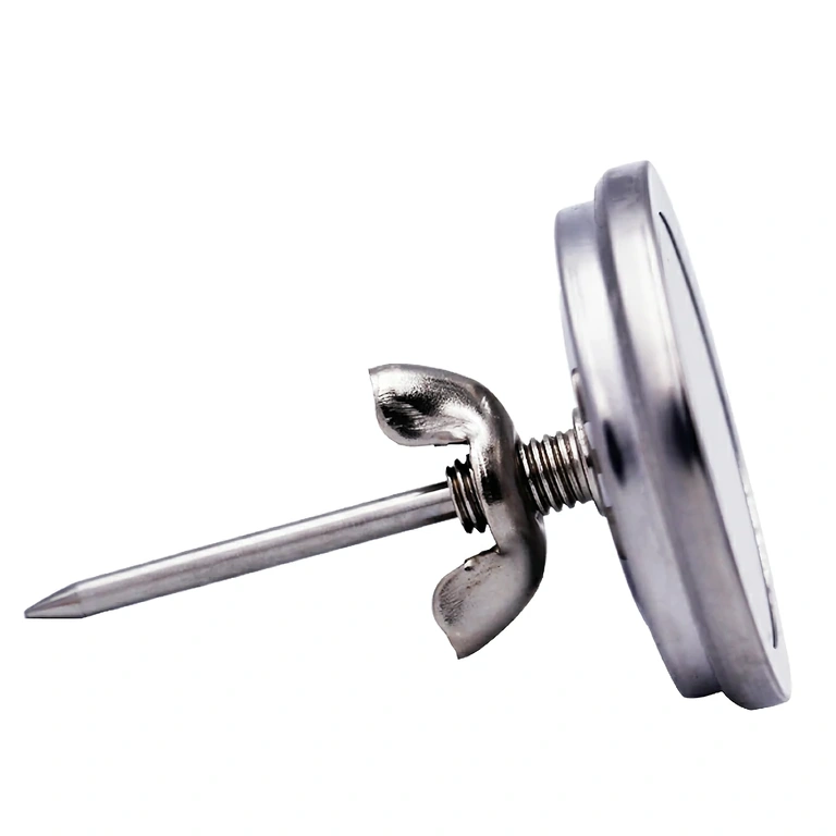 Termometru analog pentru cuptor și barbeque Termometru cu ecran ușor de citit, ideal pentru grătare, cuptoare, afumători