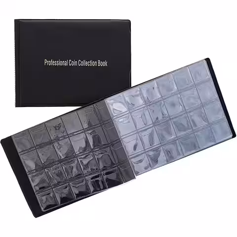Album z ekologického OPP materiálu, chráni mince