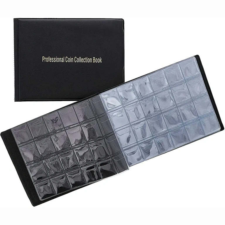 Албум от екологичен OPP материал, защитава монетите