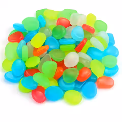 Dekorstenar som lyser för trädgårdsanläggningar