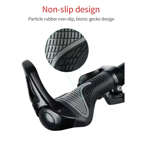 Mansoane din cauciuc pentru bicicletă, cu design tip fagure și confort la prindere
