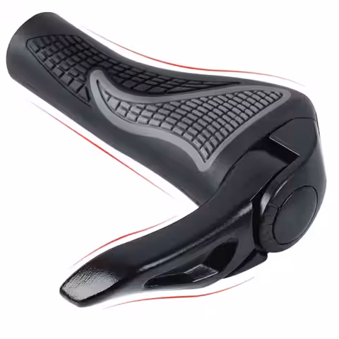 Kerékpár kormány kürtjei elektromos robogó markolat rögzítő gyűrűkkel fekete ujjú lock-on mtb ERGONOMIKUS