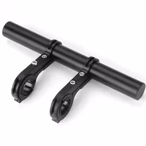 Extensie pentru ghidon bicicletă sau trotinetă electrică din aluminiu, suport far/telefon/accesorii