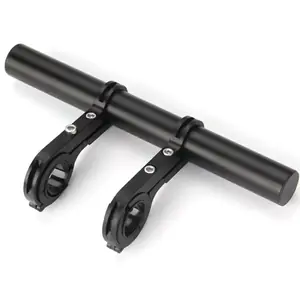 Extensie pentru ghidon bicicletă sau trotinetă electrică din aluminiu, suport far/telefon/accesorii
