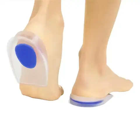 Podpora paty stélky podrážky plantární podpory podpatky ortopedické silikonové do bot