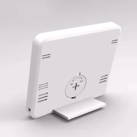 Aparat alb pentru măsurat temperatura și umiditate Termometru și higrometru digital cu design compact și culoare albă