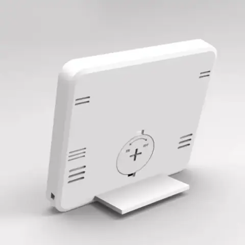 Aparat alb pentru măsurat temperatura și umiditate Termometru și higrometru digital cu design compact și culoare albă