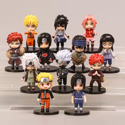 Sada 12 figúrok hračky Naruto Shippuden lacno Slovensko Manga anime kolekcia na predaj